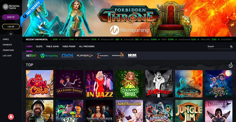BonanzaGame Casino - Przewodnik po nowoczesnych grach online